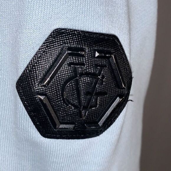 Avenue George V Paris Pullover Hoodie Size XXL Blue Embroidered Bear SEE DESC - Picture 9 of 16